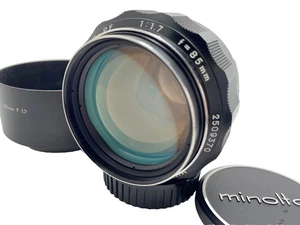 [EXC+5 mit Haube] Minolta MC Rokkor PF 85mm f/1.7 MF Portrait Objektiv aus JAPAN - Bild 1 von 11