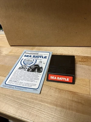 Sea Battle (Mattel Intellivision, 1979)  W/Manual, Not Tested. Box 236 - Image 1 of 4