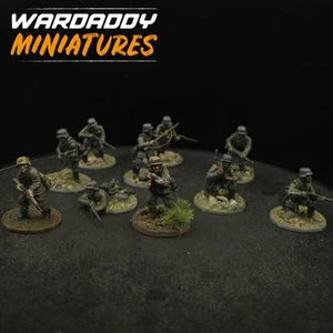 Well Painted 28mm Bolt Action Ww2 German Infantry ×10 LM3 Warlord Games - Picture 1 of 4