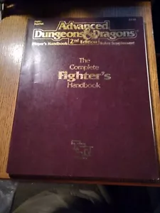 AD&D The Complete Fighters Handbook 2nd Ed. SC TSR 2110 CR 1989 Top Zustand - Bild 1 von 4