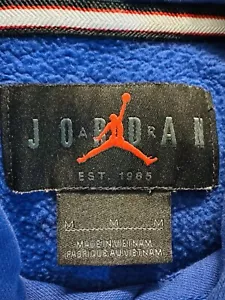 Air Jordan Jumpman Hoodie Sweatshirt Teen M Pullover Blau Signature Basketball - Bild 1 von 7
