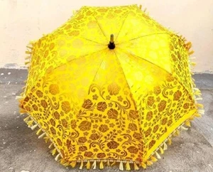 Großhandel 50 Stck. Posten indischer Hippie Boho Seide Sonnenschirm Weihnachtsdeko Regenschirme - Bild 1 von 6