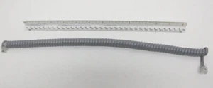 New Telephone Handset Cord - 8' Gray Modular - Picture 1 of 1