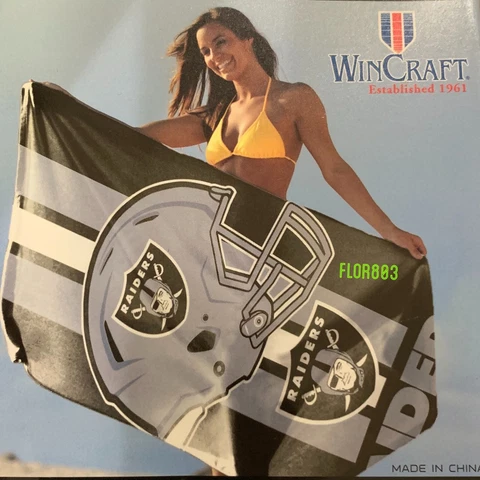 NFL Oakland Raiders Officially Licensed Beach /Bath Towel 30"x 60"-wincraft Cover