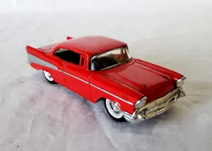 Ertl Collectibles '57 Chevy Two-Door Hardtop Red 1957 Chevrolet 4.5" Long 1:43 - Picture 1 of 7