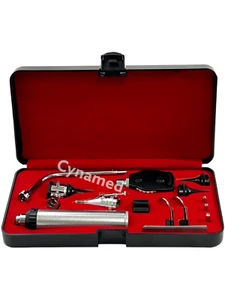 NUEVO ENT Oftalmoscopio Otoscopio Diagnóstico Nasal Set Kit + 3 Bullb Extra GRATIS - Imagen 1 de 10