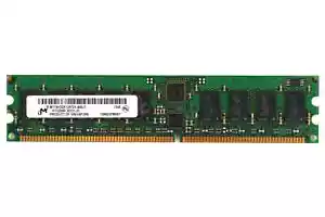 MICRON 1GB PC-3200R DDR-400 REGISTERED ECC MT18VDDF12872Y-40BJ1 - Picture 1 of 1