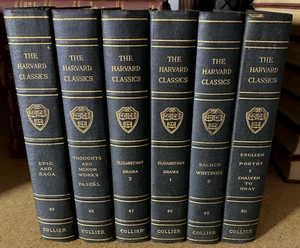 Harvard Classics 1910 Vol 40 45-49 Lot 6 Antique Books Pascal Sacred Writings - Imagen 1 de 14