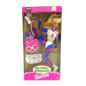 Barbie bambola ginnasta olimpica Mattel 1996 vintage nuova con scatola mai aperta - Foto 1 di 2