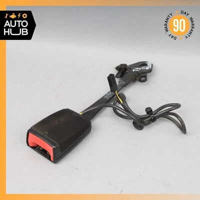 Porsche Cayenne 958 S 2012 híbrido eléctrico hebilla de cinturón de seguridad delantero izquierdo negro OEM Foto 1 de 4