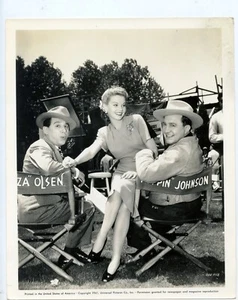 Ole Olsen & Chic Johnson mit Jane Frazee, Hinter den Kulissen, Hellzapoppin. f20035 - Bild 1 von 2