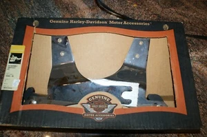 NOS Genuine Harley Davidson Sportster Chrome Detachable Backrest side plate kit - Picture 1 of 2