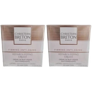 2 X Christian Breton Firming Anti Aging Repair Sleeping Cream - 50ml - Picture 1 of 3