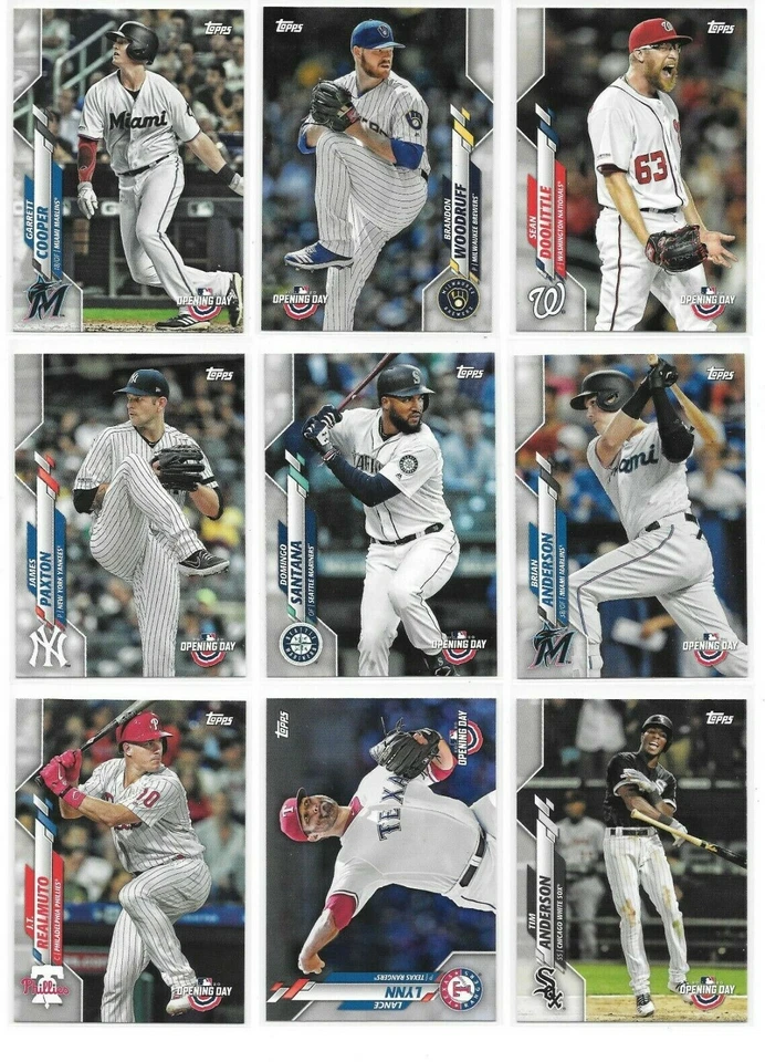 2020 Topps Baseball Opening Day Trading Cards / Pick  / Choose from List / mb1 - Image 1 of 1