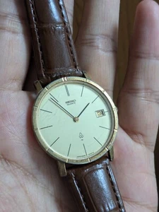Vintage Seiko Quartz Watch July 1989 2639-8010 | Classic Gold-Tone Timepiece - Picture 1 of 5