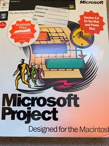 Microsoft Project 4.0 - Mac Edition - Photo 1/8