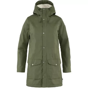 FJALLRAVEN Womens G-1000 Laurel Green Greenland Winter Parka Coat Jacket Size S - Picture 1 of 12