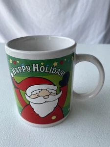 Just For You Santa Happy Hoilday Coffee Mug Clean No Chips/Cracks - Picture 1 of 4