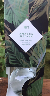 Pier 1 Imports Concentrated AMAZON NECTOR  10OZ Reed Diffuser Set Full Size NEW - Image 1 of 2