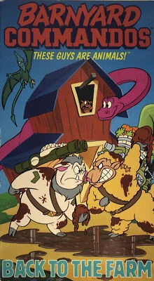 VHS Barnyard Commandos - Back to the Farm ( 1990)TESTED-RARE VINTAGE-SHIP24HRS Foto 1 de 4