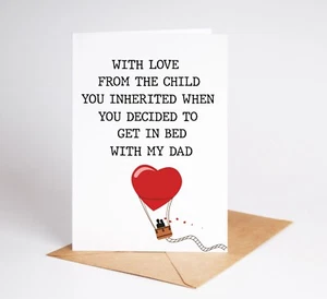 Funny Mother's Day Birthday Card Rude Mum Step-Mum Parent Card BC254 - Picture 1 of 3