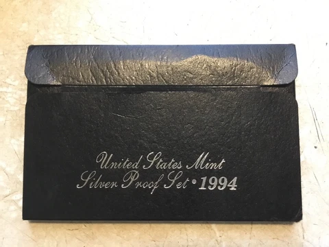1994S US Proof 90% Silver Coin Set  COA Combined  Shipping Fees Cover