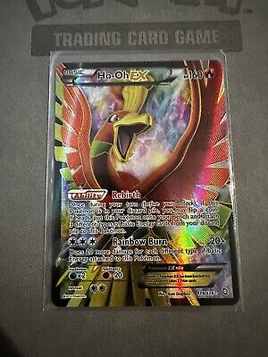 Ho-oh EX - Dragons Exalted - 119/124 - Full Art Ultra Rare - NM Pokemon TCG