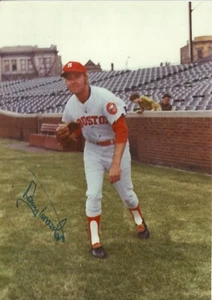 Denny Lemaster Autogramm--Houston Astros--glänzendes 5x7 Farbfoto - Bild 1 von 1