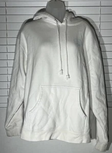 Super niedlicher weißer elfenbeinfarbener Ella Hoodie Damen Größe Large mit Elefantenlogo - Bild 1 von 10