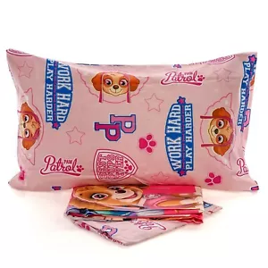Lenzuola Paw Patrol Rosa singolo completo letto una piazza in microfibra - Imagen 1 de 5