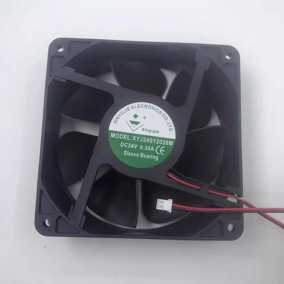 1PCS XYJ24S12038M DC24V 0.30A 12CM 2-Pin Inverter Cooling Fan - Image 1 of 1