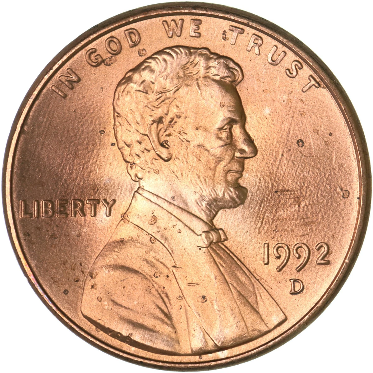 1992-D 1C RD リンカーン メモリアル 1セント 1992 Lincoln Memorial Small Cents for sale | eBay