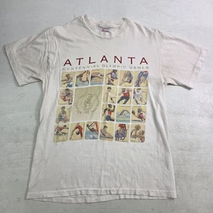 Vintage Single Stitch 90s Atlanta Olympic Games 1996 Centennial T-Shirt Herren Gr. M - Bild 1 von 15