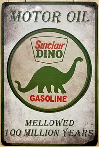 Sinclair Metal Wall Sign 12" x 8" - Picture 1 of 1