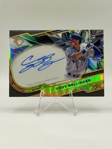 2025 Topps Diamond Icons Cody Bellinger Icons Chrome Auto Black Refractor /10 - Picture 1 of 2
