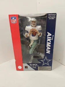 MCFARLANE NFL COWBOYS HOF QB TROY AIKMAN FIGURA 12" POLLICI - Foto 1 di 9