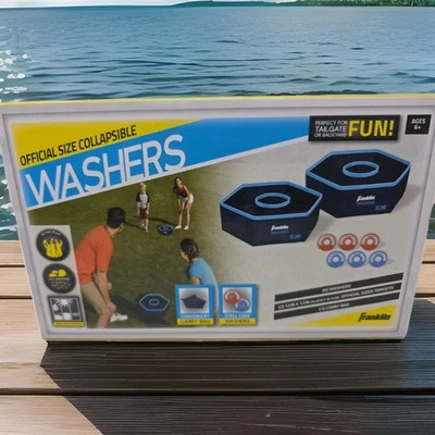 Juego de lavadora deportiva Franklin - (2) objetivos plegables de 12" x 12" - diversión portátil NUEVO Foto 1 de 4
