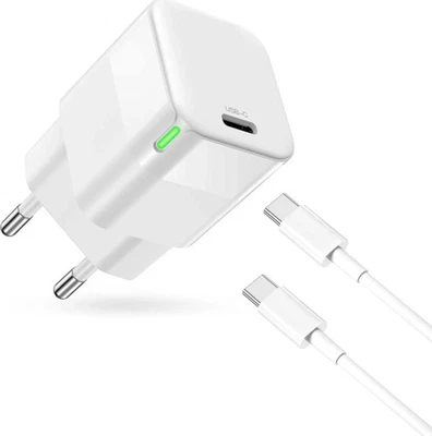 30W + 60W Set USB 3.1 Typ C Ladegerät Kabel für Apple IPhone 17 Pro Max WEIß - Bild 1 von 4