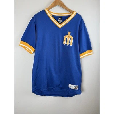 Griffey Jr Nike Cooperstown Collection TBTC Baseball Jersey #24 Men’s Large - Image 1 of 4