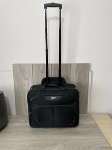 Samsonite Rueda de Viaje Giratoria Negra Maleta Equipaje Laptop Bolso con Asa Bonito - Imagen 1 de 17