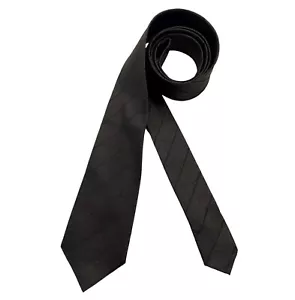 GIORGIO ARMANI Brown/Black Striped Silk LUXURY Tie ITALY - Bild 1 von 4
