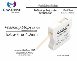 Dental Polishing Strips Paper 4mm X Fine Grit 6m Roll for Polishing /Contouring - Picture 1 of 3