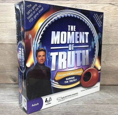 THE MOMENT OF TRUTH Adult Party Lie Detector Game 2008 Selchow & Righter SEALED - Image 1 of 4