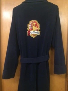 HARRY POTTER GRIFFENDOR BATHROBE ORIGINAL WARNER BROS STUDIO STORE 2000 UNISEX - Picture 1 of 8