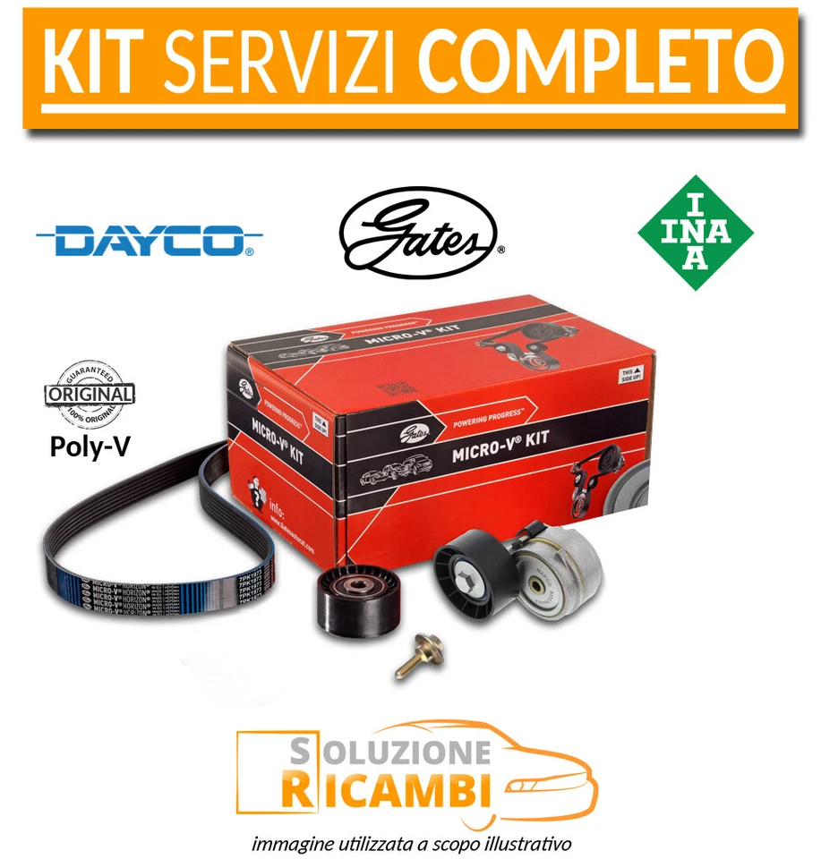 Kit Cinghie Servizi ALFA ROMEO 164 2.0 T.S. (164.A2H) 109 KW 148 CV - Immagine 1 di 1