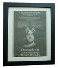 MIKE OLDFIELD+Ommadawn+POSTER+AD+ORIGINAL 1975+QUALITY FRAMED+EXPRESS WORLD SHIP