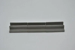 LEGO 6 x Panels Bench Seat Wall Vintage Dark Grey Dark Gray Panel 1x4x1 30413 - Picture 1 of 2