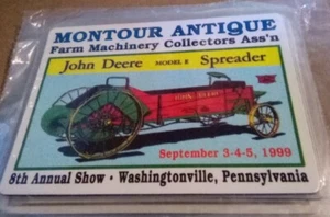 Magnetic Dash Plaque Montour Antique 8th Annual Show 1999 Washingtonville Pa. - Picture 1 of 1