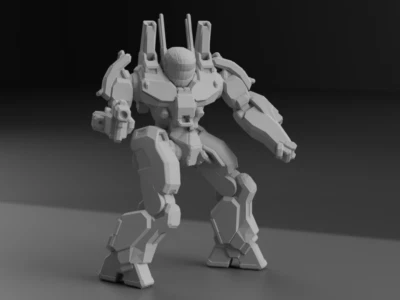 PXH-1D "Phoenix Hawk" - Alternate Battletech Mechwarrior Miniatures - Image 1 of 2