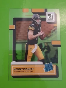 2022 Panini Donruss Clearly #51 Kenny Pickett RC Rookie Pittsburgh Steelers - Bild 1 von 2